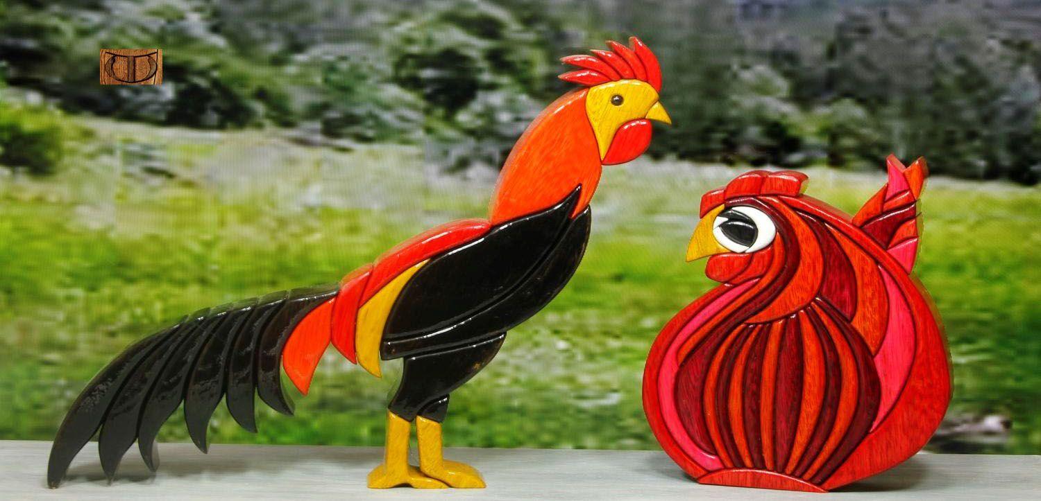 COCK AND HEN